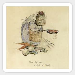 “This Pig Had Meat” by Beatrix Potter Sticker